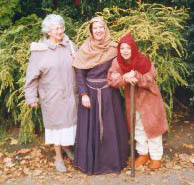 Elizabeth Chadwick attending the Robin Hood Pageant in Nottingham