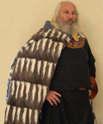 Medieval ermine cloak